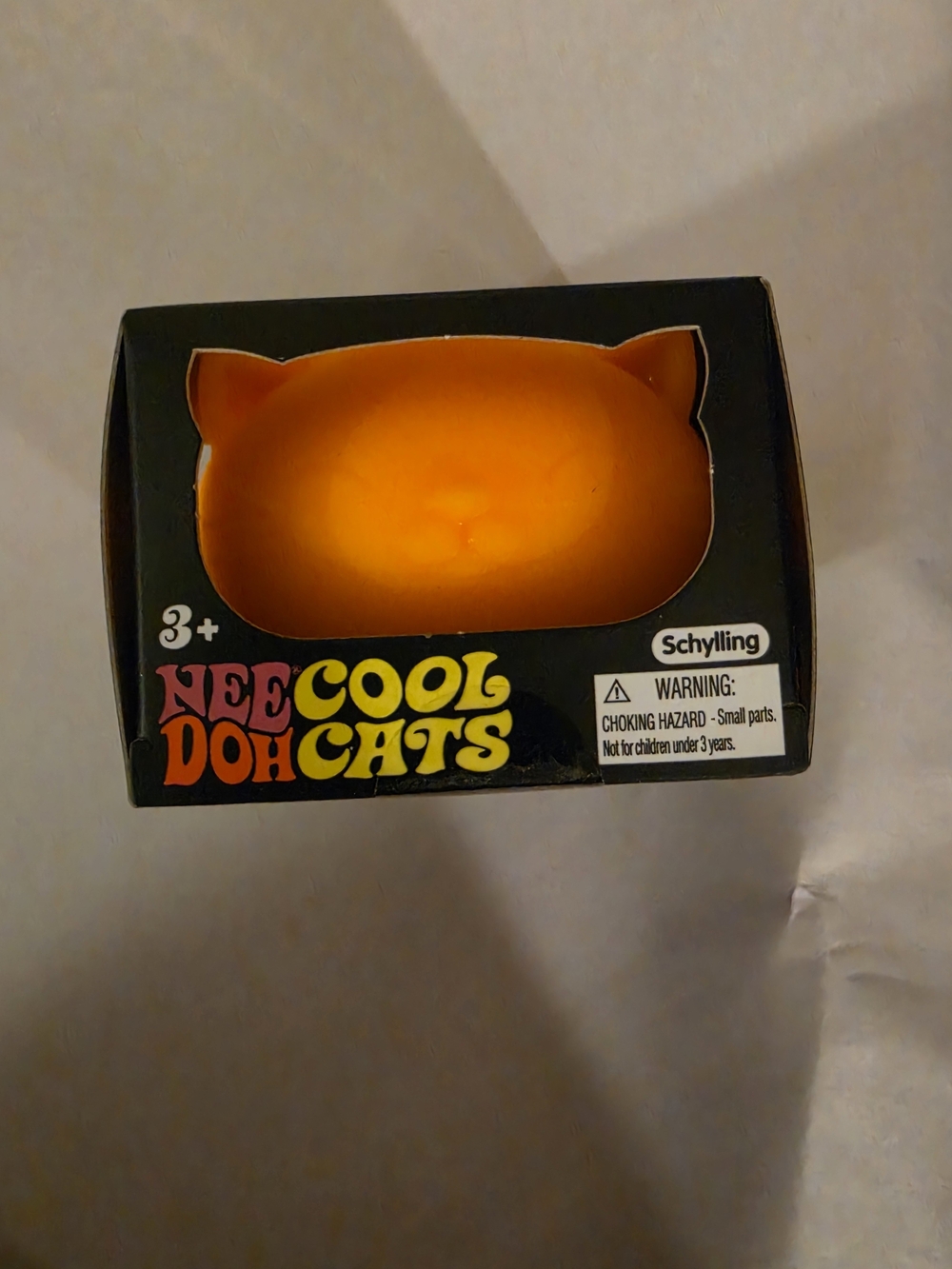 Needoh Cool Cats Squishy Orange 🐈😻🧡